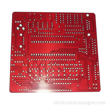 Red solder mask multi-layer printed circuit board from Shenzhen